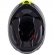 Capacete Givi Articulado Com Óculos Solar Interno X21 Spirit   - Cinza Fosco/ Preto/ Amarelo