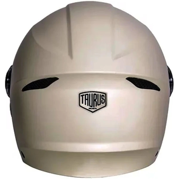 Capacete Taurus  Aberto Joy 23 By Forração De Couro - Bege