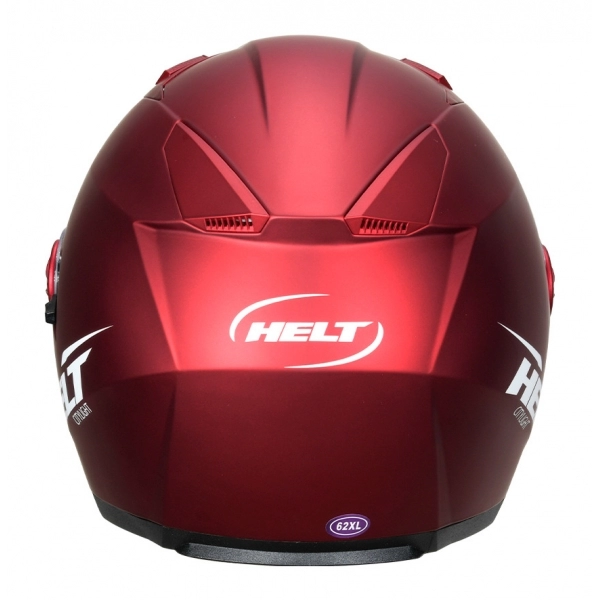 Capacete Helt Aberto Com Óculos Solar Interno Citylight  -  Vermelho Fosco