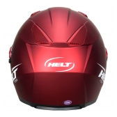 Capacete Helt Aberto Com Óculos Solar Interno Citylight  -  Vermelho Fosco