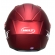Capacete Helt Aberto Com Óculos Solar Interno Citylight  -  Vermelho Fosco