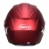 Capacete Helt Aberto Com Óculos Solar Interno Citylight  -  Vermelho Fosco