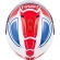 Capacete Givi Aberto Com Óculos Solar Interno X22 Planet Hyper - Branco/Azul/Vermelho
