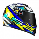 Capacete Ls2 Fechado  Classic Ff358 Xdron - Azul