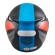 Capacete Taurus Articulado Zarref New Neon –Preto Fosco / Azul / Laranja