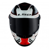 Capacete Fechado Ls2 Classic FF358 S Digital - Preto / Branco