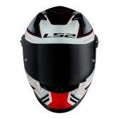 Capacete Fechado Ls2 Classic FF358 S Digital - Preto / Branco