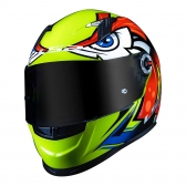 Capacete Ls2 Fechado  Classic Ff358 Tribal -  Amarelo