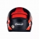 Capacete Peels Fechado  Spike New Ghost -  Preto Fosco / Vermelho