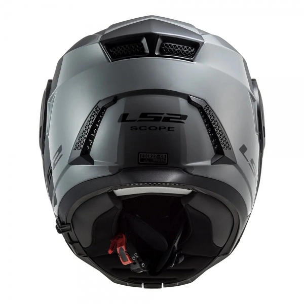 Capacete Ls2 Articulado Com Óculos Solar Interno Scope Monocolor - Nardo Grey