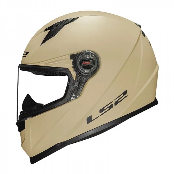 Capacete Ls2 Fechado Classic Ff358 Monocolor - Bege Areia Fosco