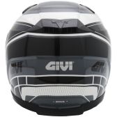 Capacete Givi 50.5 Soul Fechado Com Óculos Solar Interno - Branco/ Preto/ Cinza