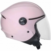 Capacete Taurus  Aberto Joy 23 By Forração De Couro - Rosa