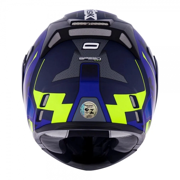 Capacete Norisk Articulado  Route Ff345 Speedmax – Azul Fosco/ Amarelo