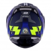 Capacete Norisk Articulado  Route Ff345 Speedmax – Azul Fosco/ Amarelo
