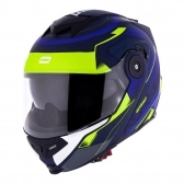 Capacete Norisk Articulado  Route Ff345 Speedmax – Azul Fosco/ Amarelo