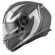 Capacete Givi Articulado  X21 Shiver Escamoteavel Robocop C/ Óculos - TITANIUM / PRATA FOSCO