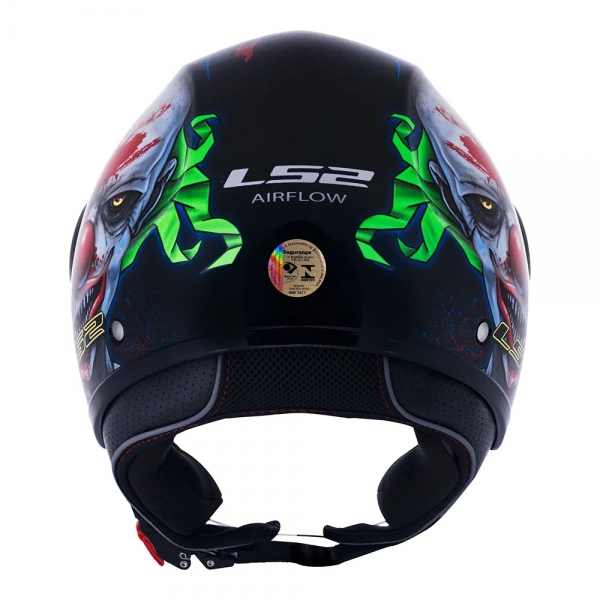 Capacete Ls2 Aberto Airflow Happy Dreams - Preto