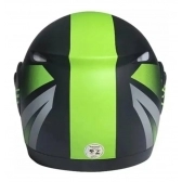 Capacete Taurus Articulado Zarref Neon - Preto Fosco/ Verde