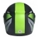 Capacete Taurus Articulado Zarref Neon - Preto Fosco/ Verde