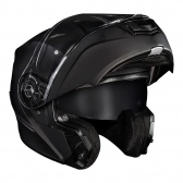 Capacete Norisk Articulado Com Óculos Solar Interno Motion  -  Preto Fosco