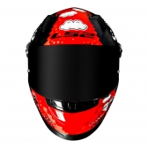 Capacete Ls2 Fechado Classic Ff358 Bullet -  Vermelho