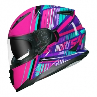 Capacete Norisk Fechado  Soul Advance - Rosa