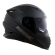 Capacete Norisk Fechado  Soul  Monocolor -Preto Fosco