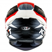 Capacete  Kyt Fechado Tt Course Gear - Preto  /  Vermelho