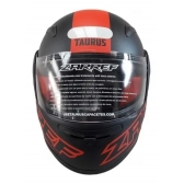 Capacete Taurus Articulado Zarref New Neon – Preto Fosco / Vermelho