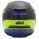 Capacete Givi 50.5 Iron Fechado Com Óculos Solar Interno - Preto / Amarelo / Azul