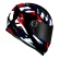 Capacete Ls2 Fechado Classic Ff358 Tank - Vermelho / Azul