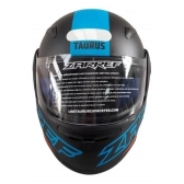 Capacete Taurus Articulado Zarref New Neon –Preto Fosco / Azul / Laranja