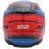 Capacete Givi 50.5 Soul Fechado Com Óculos Solar Interno - Vermelho/ Azul