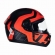 Capacete Peels Fechado  Spike New Ghost -  Preto Fosco / Vermelho