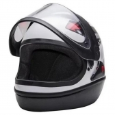 Capacete Taurus Fechado San Marino Grafic  - Branco
