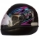 Capacete Taurus Fechado Fórmula 1r Storm  - Preto Fosco / Rosa