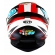 Capacete  Kyt Fechado Tt Course 98 Bomb Replica - Branco / amarelo