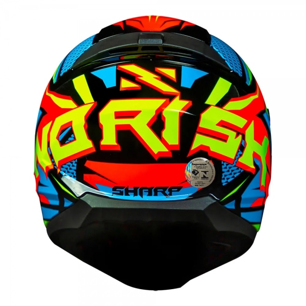 Capacete Norisk Fechado   Razor Sharp - Amarelo
