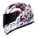 Capacete Ls2 Fechado  Classic Crazy Clown - Branco
