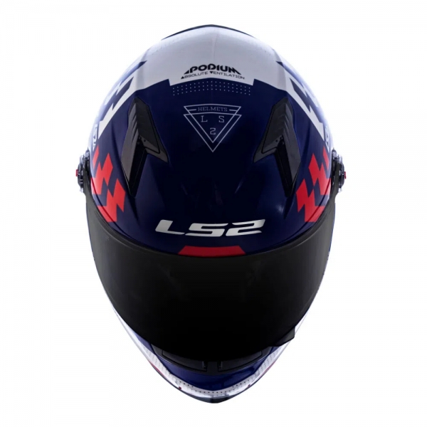 Capacete Ls2 Fechado  Classic Podium Azul
