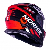 Capacete Norisk Fechado  Soul Advance Tokyo - Vermelho
