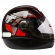 Capacete Taurus Fechado Fórmula 1r Neo  - Preto Fosco / Vermelho