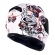 Capacete Ls2 Fechado  Classic Crazy Clown - Branco