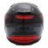 Capacete Givi 50.5 Iron Fechado Com Óculos Solar Interno - Preto / Vermelho / Cinza