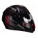 Capacete Peels Articulado Com Óculos Solar Interno Urban U-Rb2 Dynamic – Preto Fosco / Vermelho