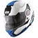 Capacete Givi Articulado Com Óculos Solar Interno X21 Spirit Brilhoso - Branco/ Preto/ Azul