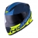 Capacete Norisk Fechado  Soul Advance Manty – Azul Fosco / Amarelo