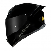 Capacete Norisk Fechado Razor Monocolor - Solid Black Edition
