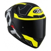 Capacete  Kyt Fechado Tt Course Electron - Preto / Amarelo